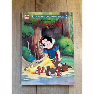 Walt Disney’s Snow White A Giant Coloring Book 1993 Golden Books Unused #3408